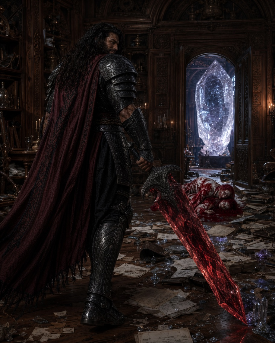 Evil Karthos pays a visit to the Crystalleafs