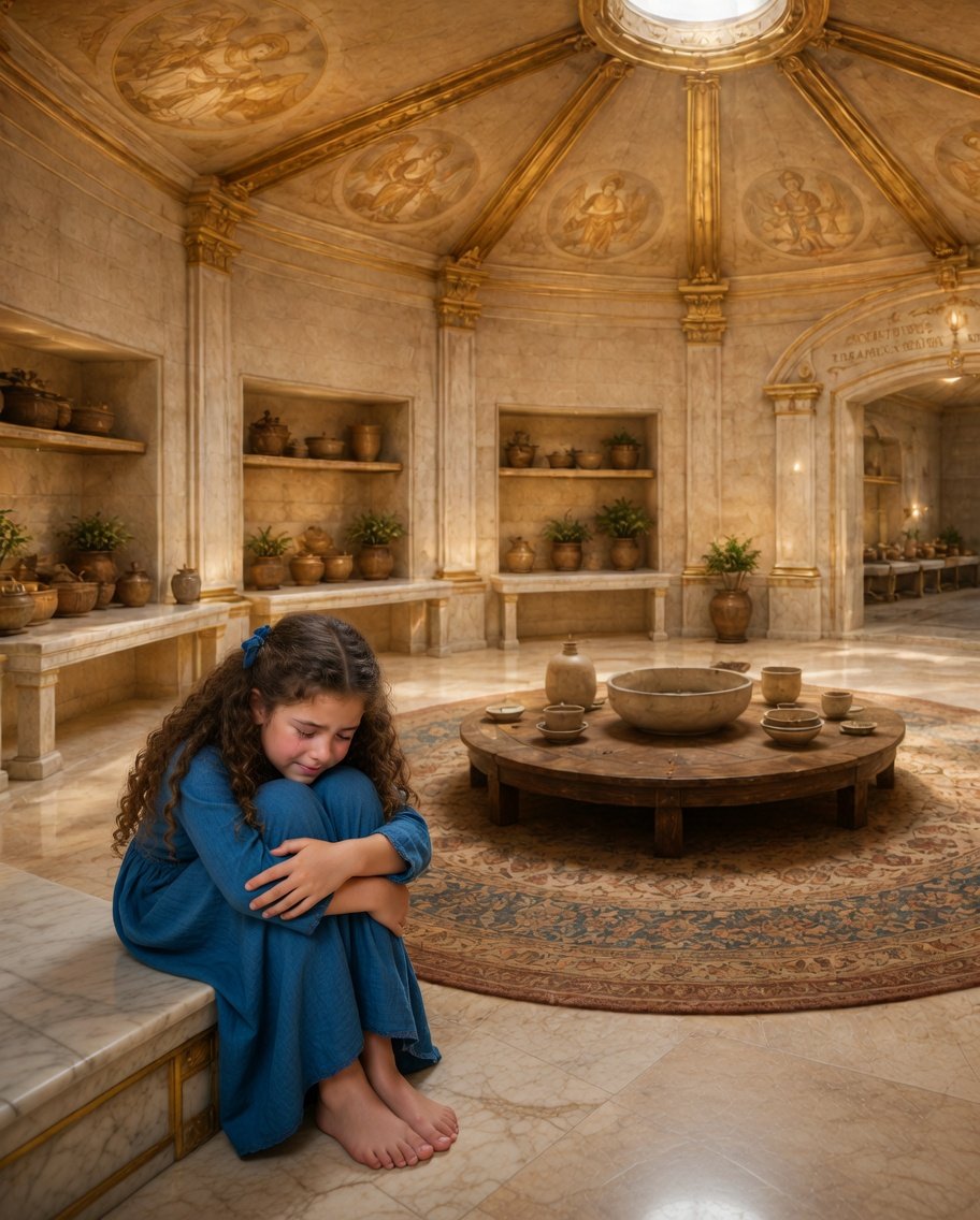 Ilyra sits in the temple, hoping Arties can help Tingle