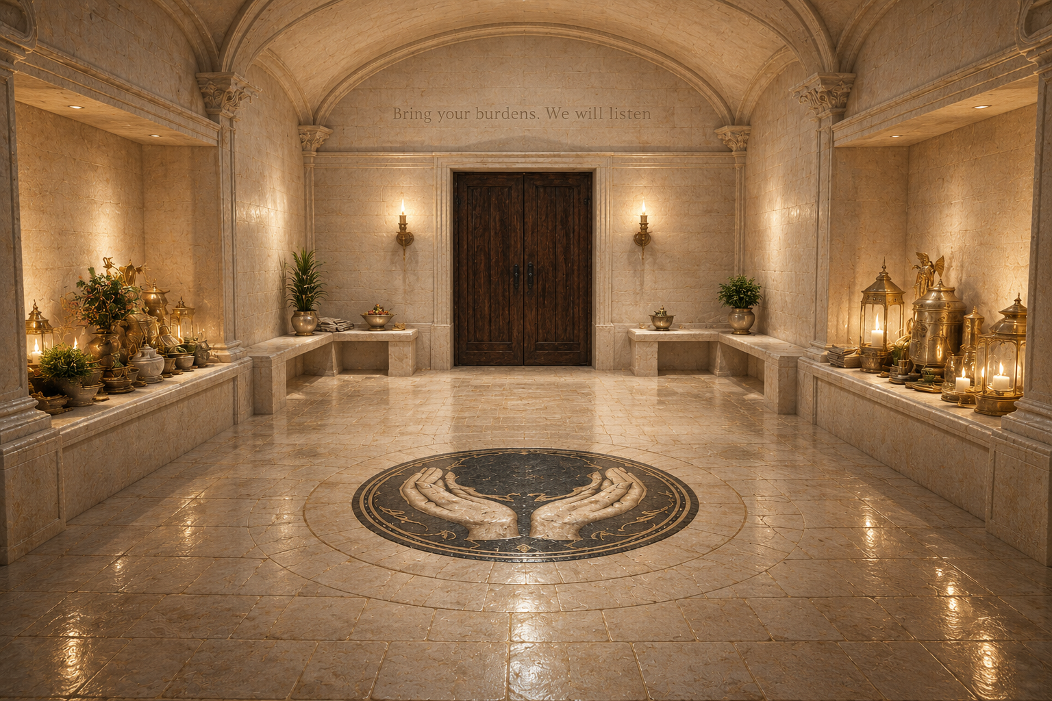 The first room of the shrine, renewed