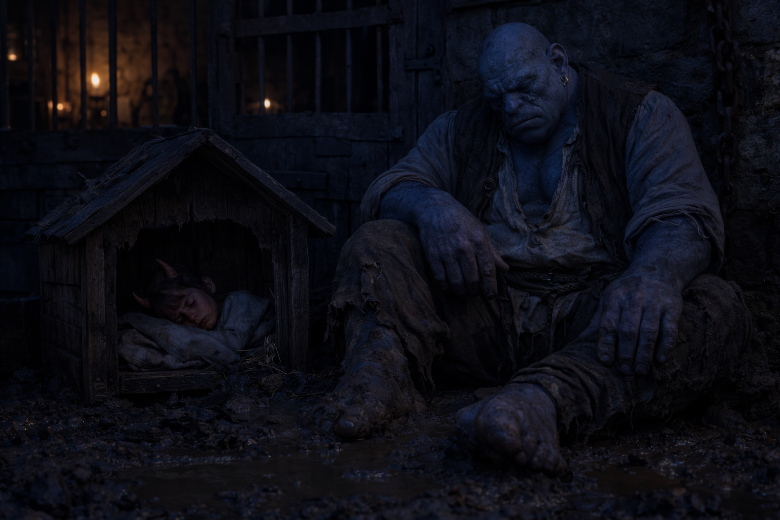 Thorg and Vessa sleep