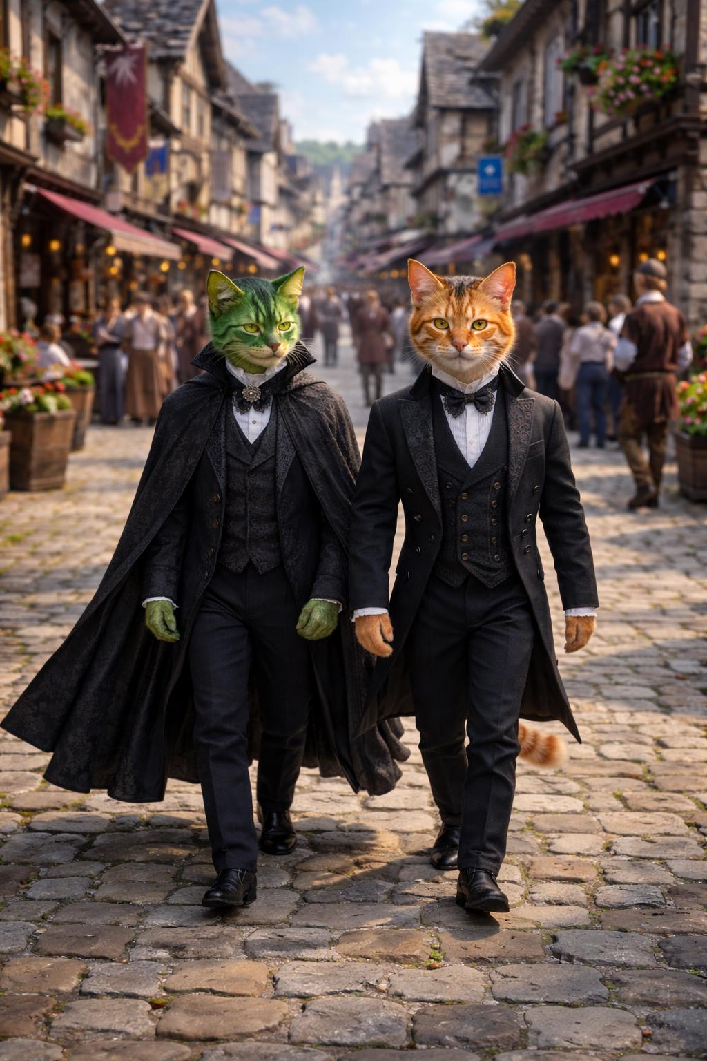 Tingle and Attritti dressed